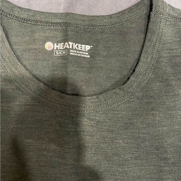 Men's Heatkeep Long Sleeve Olive Tee - Picture 2 of 4